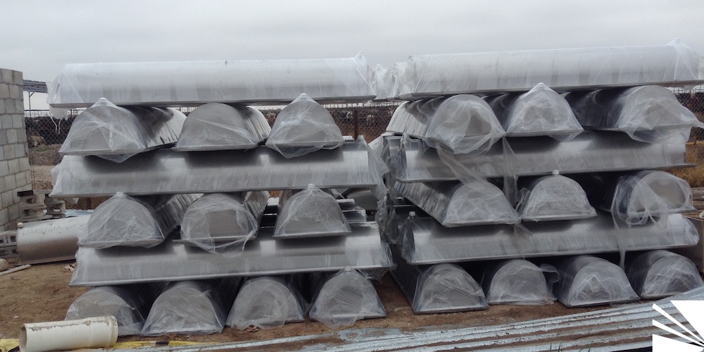 Bebedero inoxidable para reses