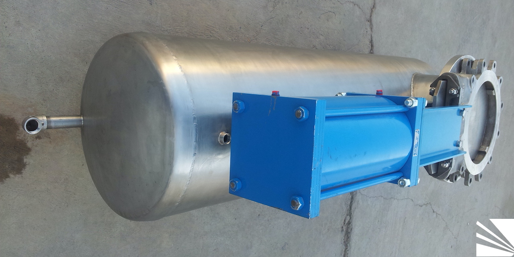 Blow tank inoxidable