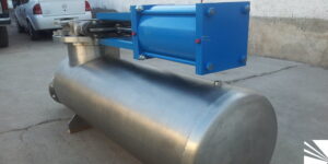 Blow tank inoxidable