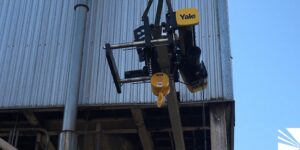 Instalación de polipasto de 10 toneladas